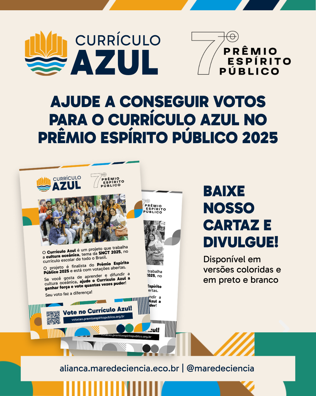 Mobilize sua comunidade e impulsione a votação do Currículo Azul
